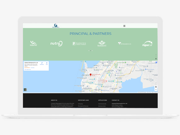 Generex Pharmassist web design and Development